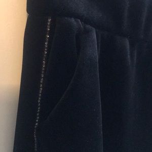 Velvet dress pants